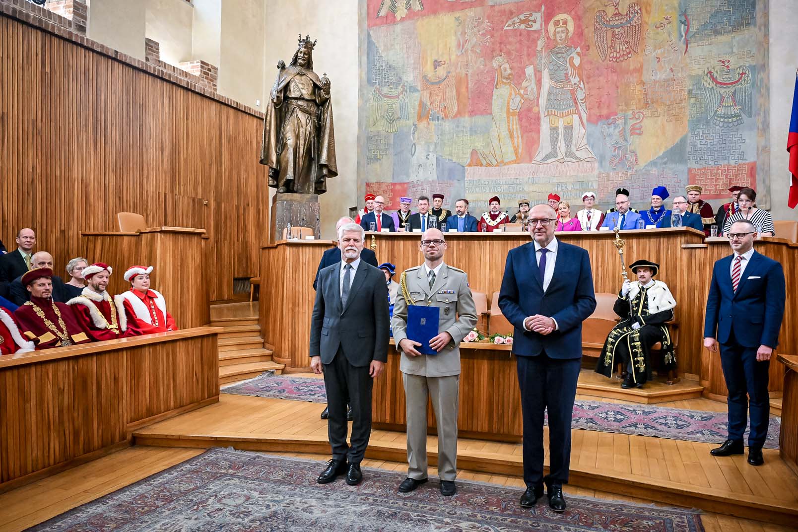 Docenti Aleš Tichý a Ivo Rudolf převzali jmenovací dekret profesora