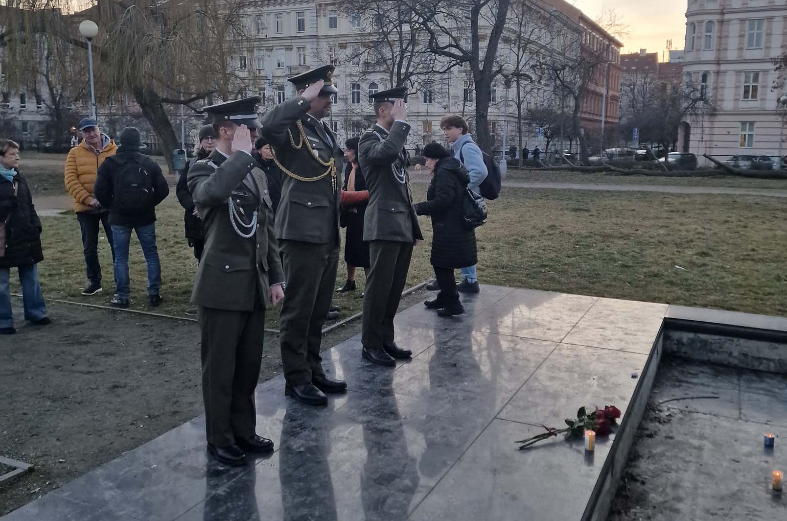 Uctění památky obětí holocaustu