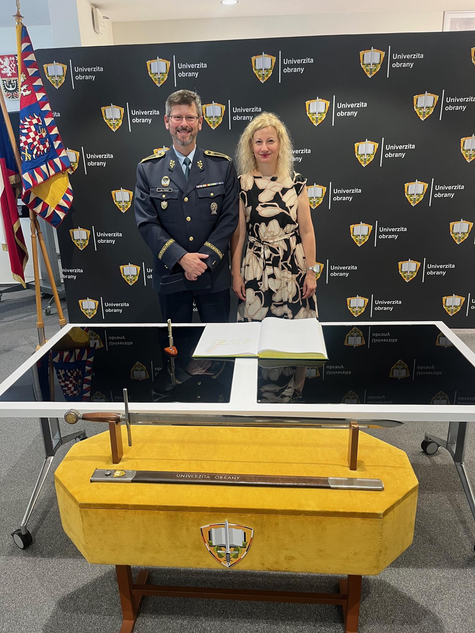 Visit of the Deputy Minister for Science, Research, and Innovation to the University of Defence